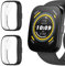 Niboow Case [2 Pack] for Amazfit Bip 5, with Screen Protector, Flexible TPU Shockproof Scratch Proof Cover Case for Amazfit Bip 5 - Black + Black