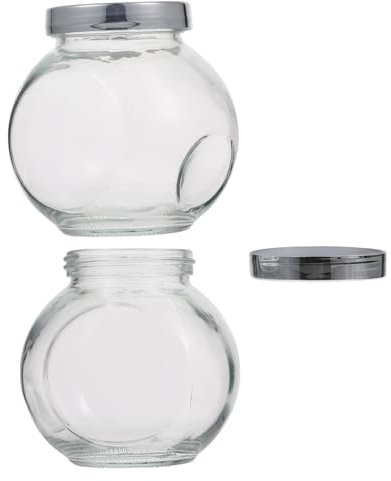 Ciieeo 2pcs Multi-functional Canister Lids Sealed Food Storage Jars for Kitchen