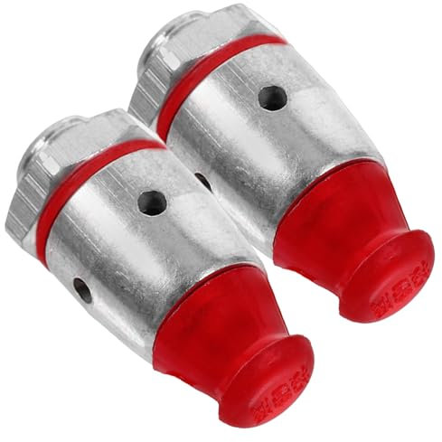 VOSAREA 2pcs Pressure Cooker Jigger Valve Lid Pressure Relief Valves for Cooker Top Part Easy Install Replace