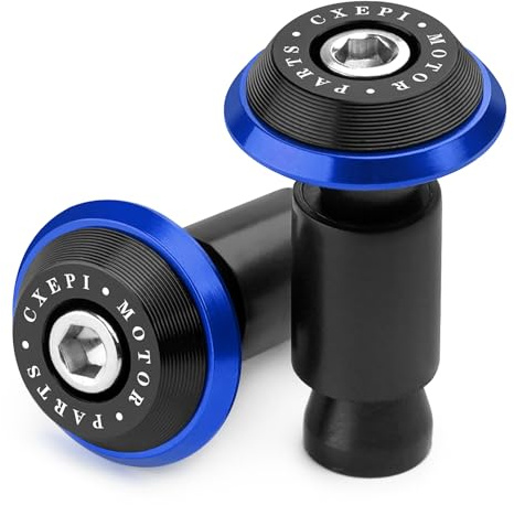 CXEPI Terminales Manillar Universal – para manillares de Ø22 mm (7/8) (Exterior) – Contrapesos para Moto MTB Bicicleta