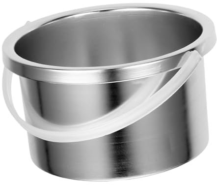NULYLU Aluminum Wax Melting Pot 500ml Inner Container Wax Warmer Pot for Hair Removal Waxing Kit