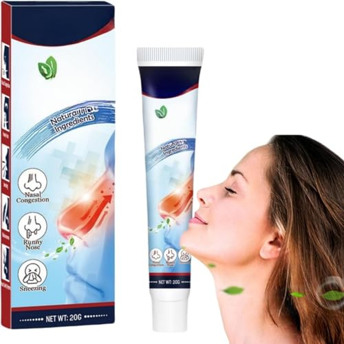 Nasal Moisturizer,Nasal Cream,Nasal Gel for Dry Nose,Nose Moisturizer,Natural Soothing Na-sal Cream,for Dry Nose Relief,Hydrating Mild Acting,Fast Acting