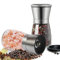 KitchenBoss Especias Molinillo Pimienta ：2 Piece Salero y Pimentero Ajustable Spice Mill Set, Molinillo sal con Núcleo Abrasivo Cerámico [Sin Contenido de Especias]