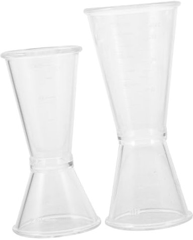Mobestech 2piezas Jigger Para Coctelería y Resina Para Barman Herramienta De Medición