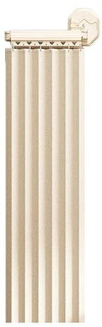 Tenda da doccia regolabile a 360°, impermeabile, pieghevole, ad angolo, per la privacy, per bagno, vasca da bagno, spogliatoio (beige, 104140 cm, 180 cm)