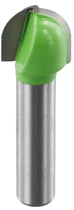 Fraise à bout sphérique avec tige de 8 mm pour fraisage CNC bois MDF panneau de particules rayon fraise (8 x 14)