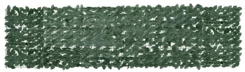 Brise-Vue Extérieur, Panneau Végétal avec Feuilles Vert Foncé, Protection Balcon et Intimité, Brise Vue Jardin Résistant aux UV, Cache Balcon Brise Vue en Polyéthylène,Vert,300 x 75 cm