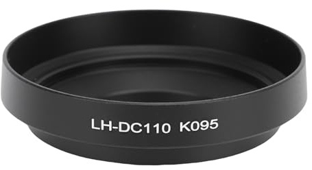 Camera Lens Hood Metal Reversible for G1 X Mark III G1XIII G1XM3, Aluminum Alloy, Screw in - Glare Reduction, Space Saving Design, Ideal for Photography