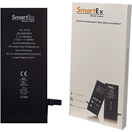 Smartex® Black Label Batteria compatibile con iPhone 7 - Capacità 1960 mAh | 2 Anni di Garanzia