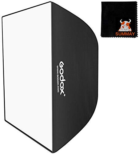 Godox Softbox 60x90cm Rectangulaire Lampe de Photographie avec Bowens Mount pour Portrait Studio Flash