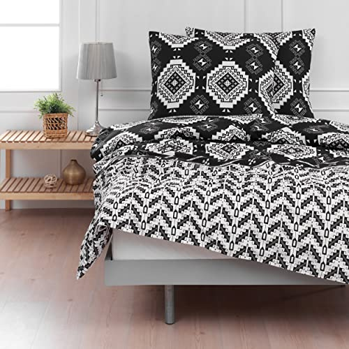 Bettwäsche Bettgarnitur Bettbezug Baumwolle 135x200 155x220 200x200 200x220 Modern
