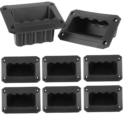 DOITOOL Maniglia di Ricambio per Altoparlante in Abs 8 Pezzi Impugnatura Comoda per Trasporto Cabinet Audio e Custodia Strumenti