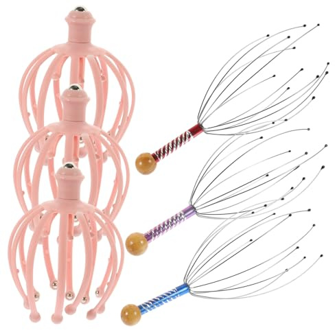 Anneome Massaggiatore Per Capelluto Forma Di Polpo Per Rilassare Capelluto e Alleviare Lo Stress Design Ergonomico Per Massaggio Facile Ovunque Migliora Circolazione e Rilassamento Muscola