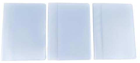 Yosoo Transparente PVC-Kreditkartenhüllen, Mehrzweck-Kartenhalter mit 10 20 30 Seiten für Familienreisen und Geschäftsreisen