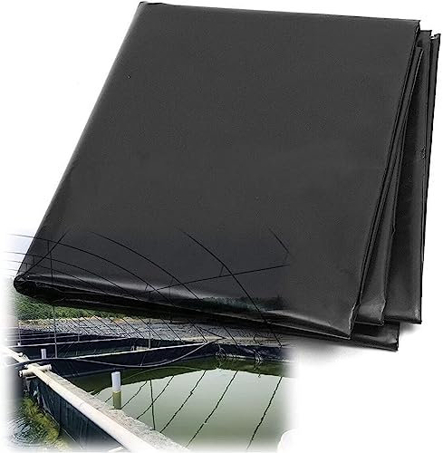Grande rivestimento per laghetti da giardino 8,5 x 10 m, impermeabile, per laghetti, cascate e laghetti da cortile, base resistente per pendii e fiumi, da 2 x 2 m a 7 x 9 m