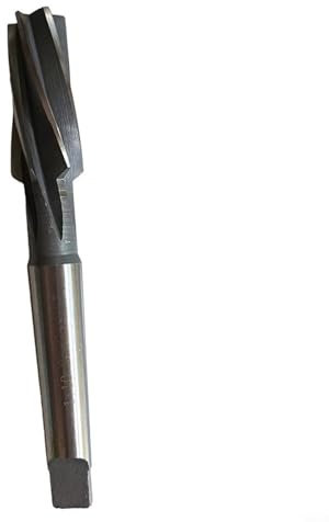 FUANA Handreibahle Morsekegel Reibahle gerade Rillen Fräser Werkzeug metrisches Reiben Bohrer Spiralreibahle Gewindebohrer für die Verarbeitung, Bohrbearbeitung, Handwerk (22 mm)