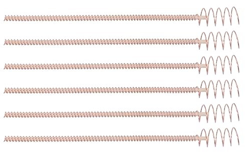 12 Inch Electric Cultivation Plant Pile Plant Poles for Climbing Plants Electroculture Gardening Copper Coil Antenna Set for Garden Plants Vegetables