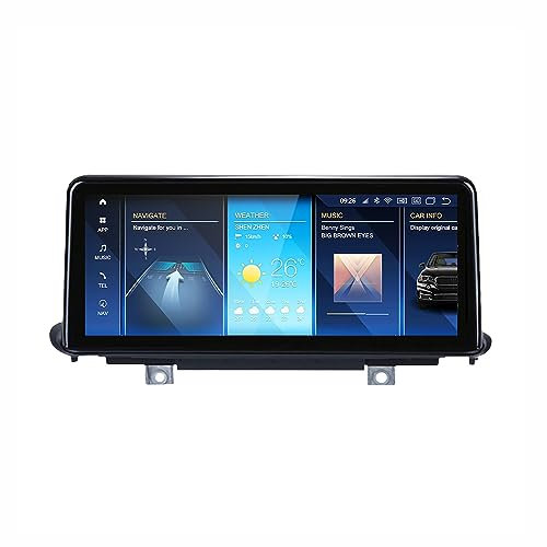 HYSHAOLE Android 12 Doppio Din Touch Screen Autoradio Ricevitore Autoradio Multimediale per B-MW X5 F15 X6 F16 2014-2017 Unità principale da 12,3 pollici Supporto 4G WIFI Bluetooth Comandi al volante