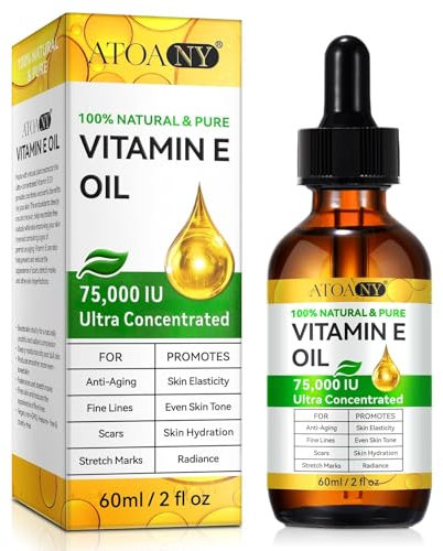 FSSPLJHYJ vitamin e tropfen 60ml 1Pcsvitamin e tropfen Tropfen Vitamin E Bio Für Kosmetik Reines Vitamin E Öl Für Haut Straffung Prallen Haut Vitamin e Bio
