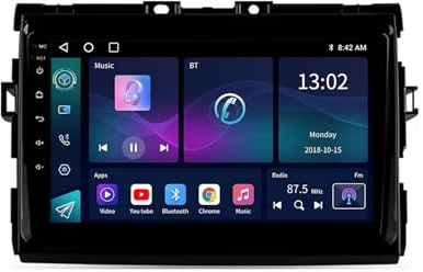 9 Inch Car Stereo Radio for Toyota Previa XR50 2006-2019 Android 13 Car Multimedia Player with WIFI FM RDS Radio GPS SWC Rear View Camera Bluetooth DVR Cooling fan(6+128G)