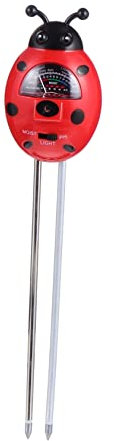 Toddmomy Tester Del Suolo Multifunzionale 3 in 1 Misuratore Ph Terreno e Controllo Umidità Per Giardino, Lettura Precisa e Immediata Per Piante, Fiori e Ortaggi
