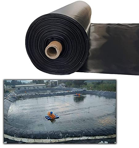 High Durability Garden Pond Liner Pre Cut PEHD Membrane 0.2mm Thick Tear & Puncture Resistant Ideal for Ponds Lakes and Retention Basins.