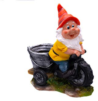 Birendy Figur, trädgårdstomte, dekorativ trädgårdstomte, tomte