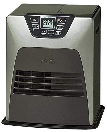 ZIBRO LC DX32 Tragbarer elektronischer Heizstrahler, 3200 W, silber-schwarz, 21 m2 – 52 m2, ohne Installation, Thermostat, wöchentliche Regelung [Energieklasse A]