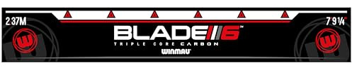 WINMAU - Blade 6 Oche Line - High Visibility Throw Line Marker - Sticks To All Hard Surfaces - Suitable for Steel Tip and Soft Tip Darts - Professional Darts Accessories