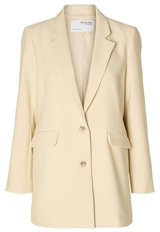 SELECTED FEMME Slfrita Ls Relaxed Blazer Birch Noos, Björk, 34