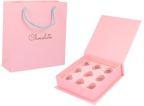Gatuida Heart Shaped Chocolate Box Box for Valentine's Day for Packing and Wrapping Use for Candy and Chocolates