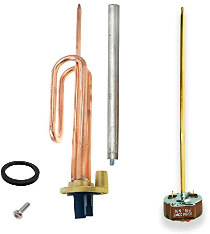 GOLDMAN SERVICE | Kit de réparation thermique électrique | Résistance 2000 W, anode magnésium, thermostat, joint en caoutchouc, vis