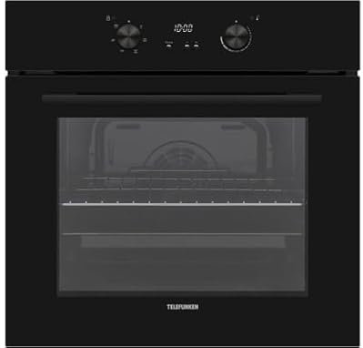 TELEFUNKEN Four encastrable pyrolyse TFKMP64K2, 65 litres, Chaleur brassée