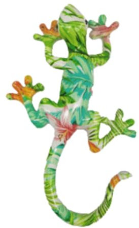 Générique Atmosfera Sud, decorazione in resina Salamandra PM F -17 x 11 cm ca