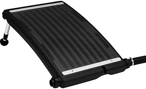 Kavolet Panneau solaire de chauffage de piscine 1 pièce. 72,5 x 46 cm, panneaux chauffants solaires incurvés pour piscine, raccord Ø 38 mm, chauffage solaire débit maximum 10 000 l/h, panneau solaire