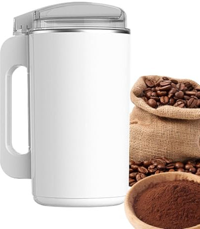 Mimoqk Household Fine Grinding Equipment | 600ml Small Fine Powder Grinding Adjustable Equipment - Coffee Making Multi-Functional Kitchen Gadget for Pepper, Red Beans
