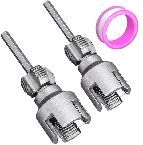 Filettatrice Integrata Per Tubi Interni Ed Esterni | Filettatrice In PVC Per Trapano, Filiere Da 1/2'', 3/4'' E 1'' | Filettatrice Per Tubi A Doppia Funzione, Filettatura Per Tubi 'acqua