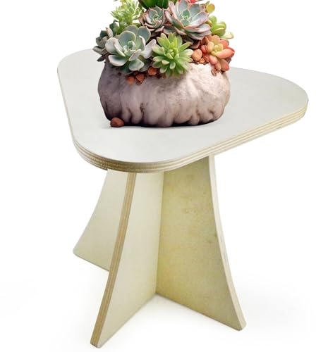 Sgabello - Supporto Sgabello Da Esterno, Supporti Di Supporto Arredamento Moderno | Rustico Rustico Sweard Piantare Tavolo Riser, Durevole Vaso di Legno Stand per L