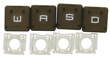 Llaves de repuesto para laptop, bisagras de tijera para MSI Katana A15 / A17 - AI B8V/B8VE/ B8VF/B8VG, Katana 15/17 B12U/ B12V/B13U/ B13V (teclas WASD)