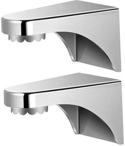 ROMISBABA 2 Stück Magnetischer Seifenhalter aus Edelstahl Wandmontage Fester Halt für Badezimmer Kacheln Glas Minimalistisch Platzsparend Lufttrocknend Langlebig