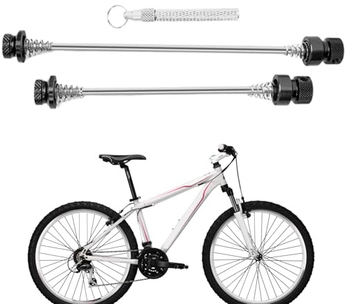 Cierre Rápido de Bicicleta Protección Antirrobo | Eje De Rueda Con Palanca Robustas - Palanca Robusta Para Viajes Urbanos Y Trayectos Por Campus