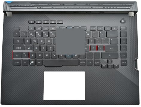 LIUHAOZ Laptop parts UK UA PO FR GR GK CS BE RGB Pre-key backlight laptop keyboard Topcase Palmrest For G531GV Laptop Keyboards C Shell(PO Portuguese)