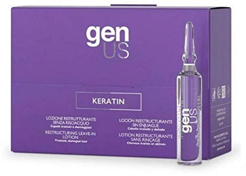 Lozione ristrutturante capelli GE US KERATIN senza risciacquo 10ml x 12pz 247