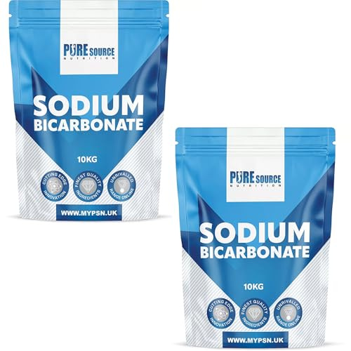 PSN Sodium Bicarbonate of Baking Soda Bicarb Vegan 100% Pure BP/USP Food Grade Fine Granular (20kg)
