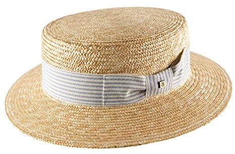 B Couture - Boater Kreissäge Strohhut Marin - Size 63 cm - naturel3