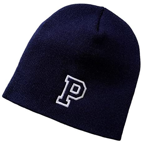 Schnoschi Strickmütze (Beanie Mütze) mit Initialen Bestickt für Herren, Damen, Jugendliche und Kinder