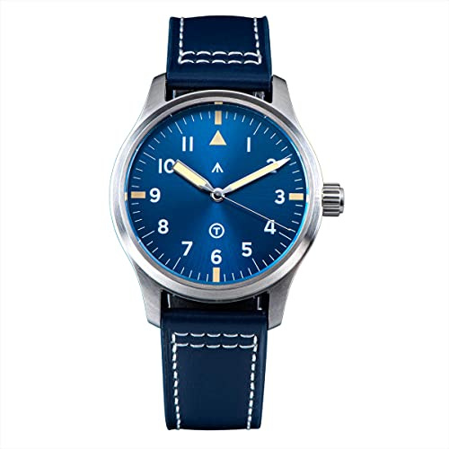 Sugess 38 mm automatische mechanische Armbanduhr, Leuchtindex, NH35-Uhrwerk, wasserdicht, Saphirglas, Herrenuhr, Farbe 2, Classic