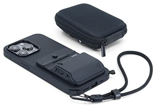 FJORDEN Pro Bundle for iPhone 12 Pro Max - Includes Camera Grip, MagSafe iPhone Case, Wrist Strap & Carry Case - Shoot Like A Pro with Your iPhone