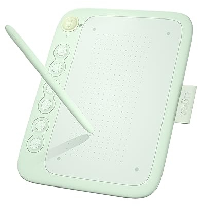 Drawing Tablet for Android Phone with 6 Hot Keys，UGEE Q6 6.5x4 inch Art Tablet with 8192Levels Battery-Free Stylus，Drawing Pad Compatible with Mac/Windows/Chrome for Drawing/Online Class/Office Notes
