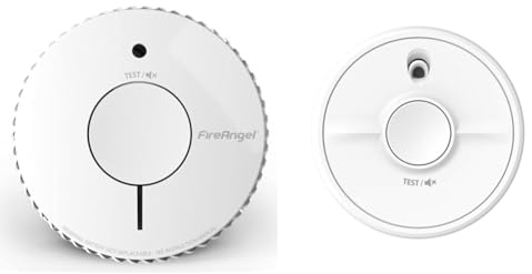 FireAngel Optical Smoke Alarm with 10 Year Sealed For Life Battery, FA6620-R (ST-622 / ST-620 replacement, new gen), White & SB1-R Smoke Alarm, White